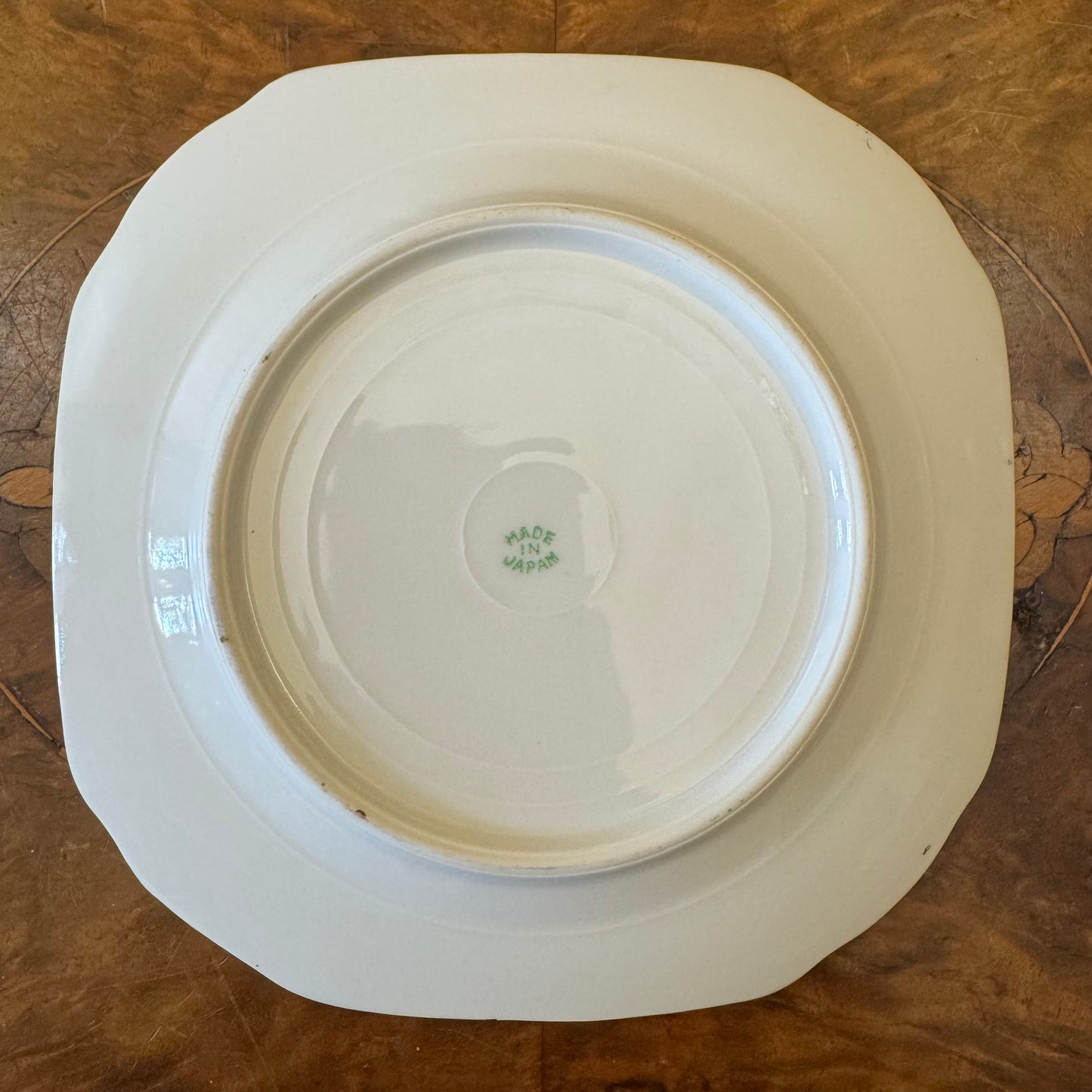 Floral Border Square Side Plate 