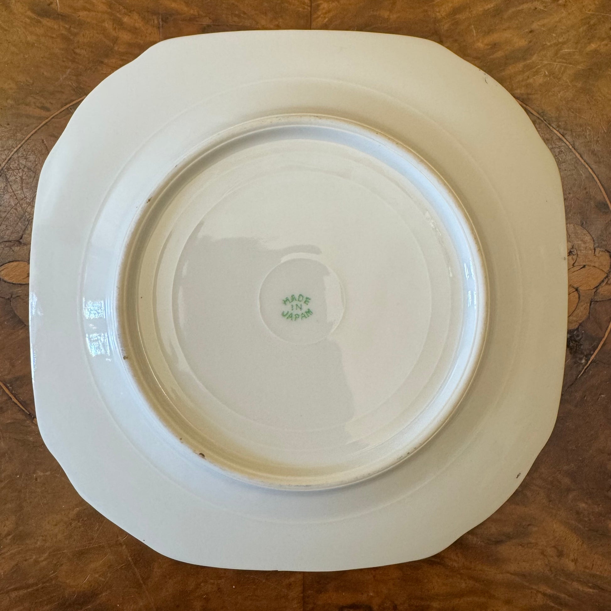 Floral Border Square Side Plate 