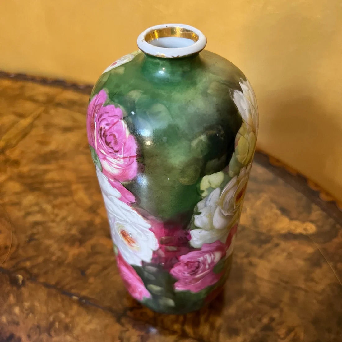 Floral Hand Painted Vase