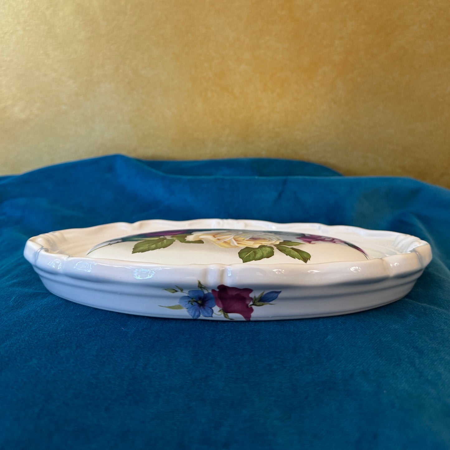 Floral Domed Wall Plaque