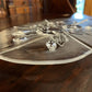 Vintage Floral Glass Detail Platter
