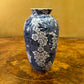 Floral May Blossom Leighton Pottery Blue Print Vase