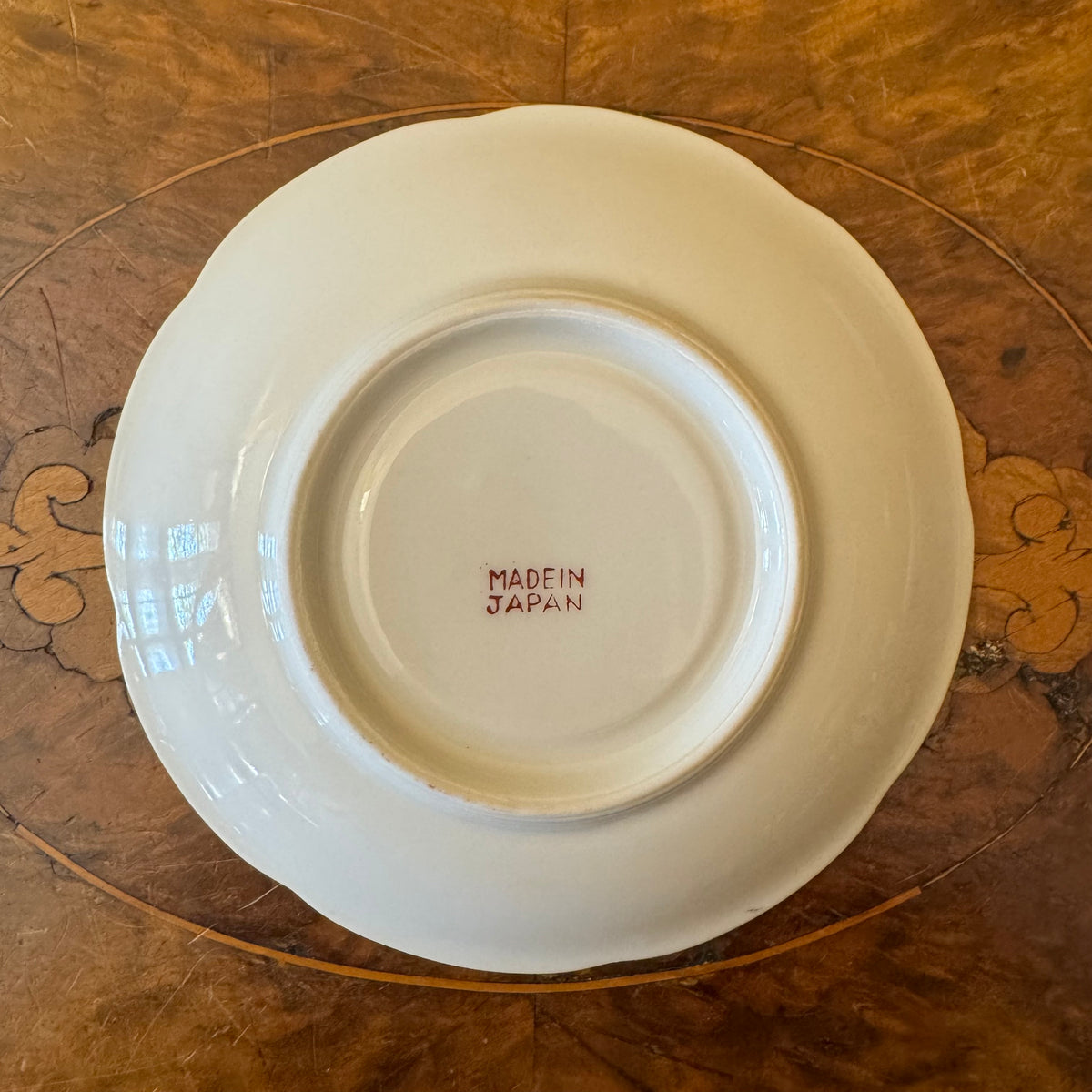 Floral Print Demitasse Coffee Saucer 
