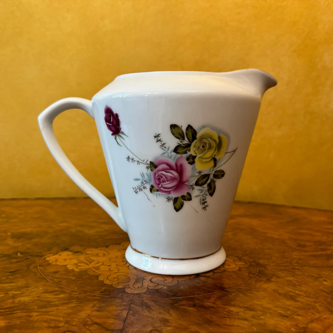 Vintage Floral Print Large Jug