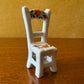 Floral Print Miniature Chair 