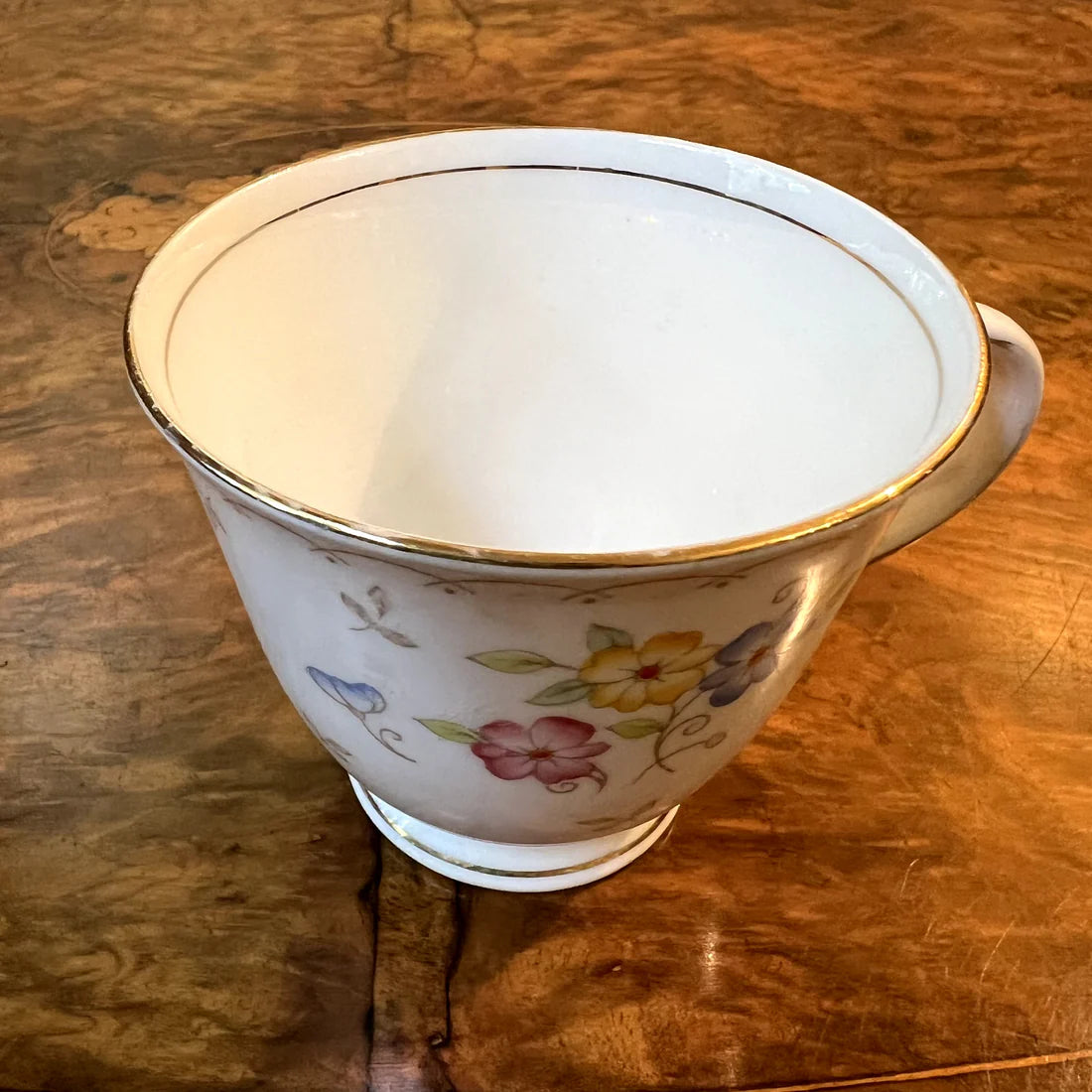 Bell China Floral Print Tea Cup Trio Set