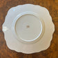 Vintage Foley Gold Print Cake Plate