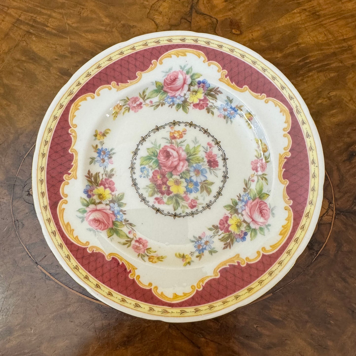 Foley Windsor Burgundy Side Plate 