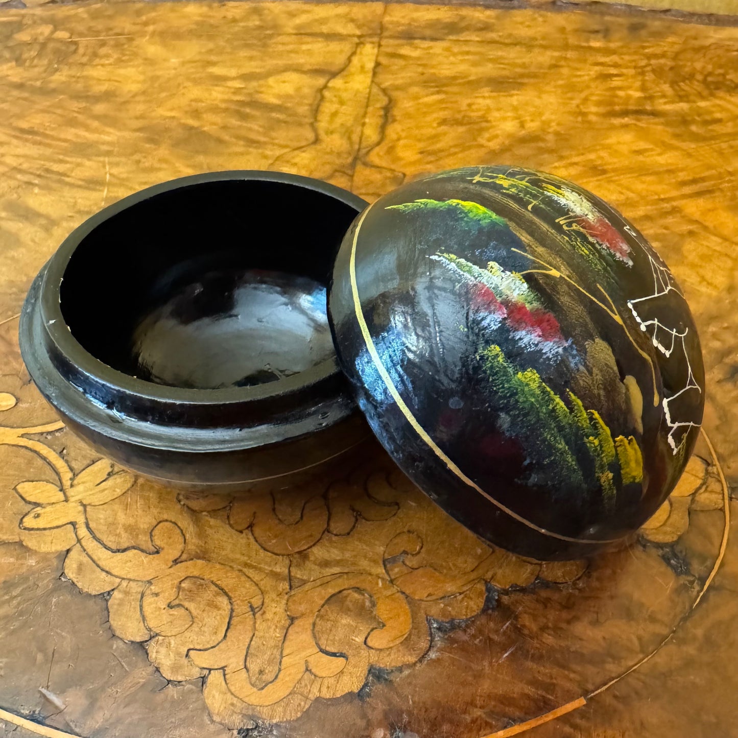 Folk Art Lacquered Elephant 