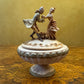 Fontanini Depose Italian Lady and Man Trinket Box