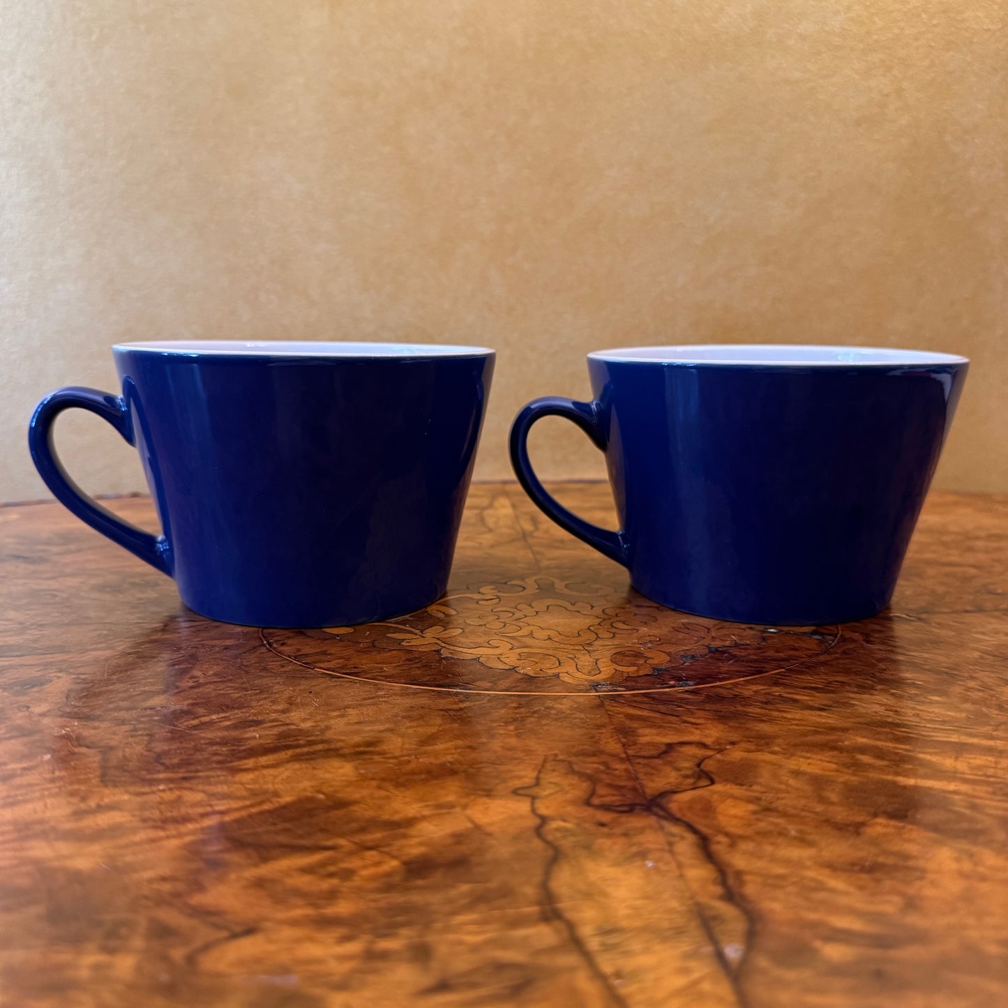 Freedom Large Blue Breakfast Mugs 