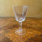 French Cristal D'Arques Port Glasses 