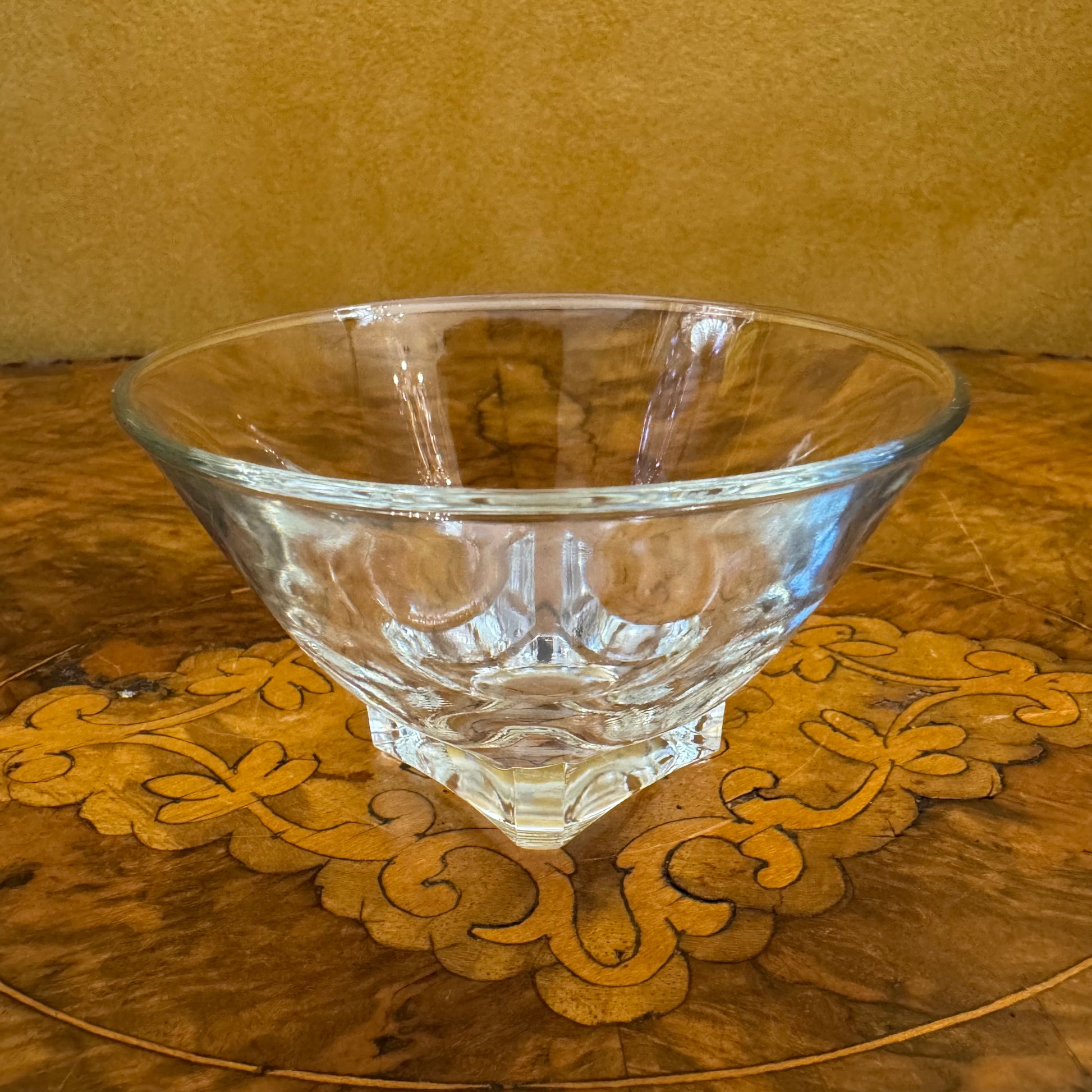 French Glass Dessert Bowl