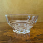 French Glass Star Base Dessert Bowls Set 