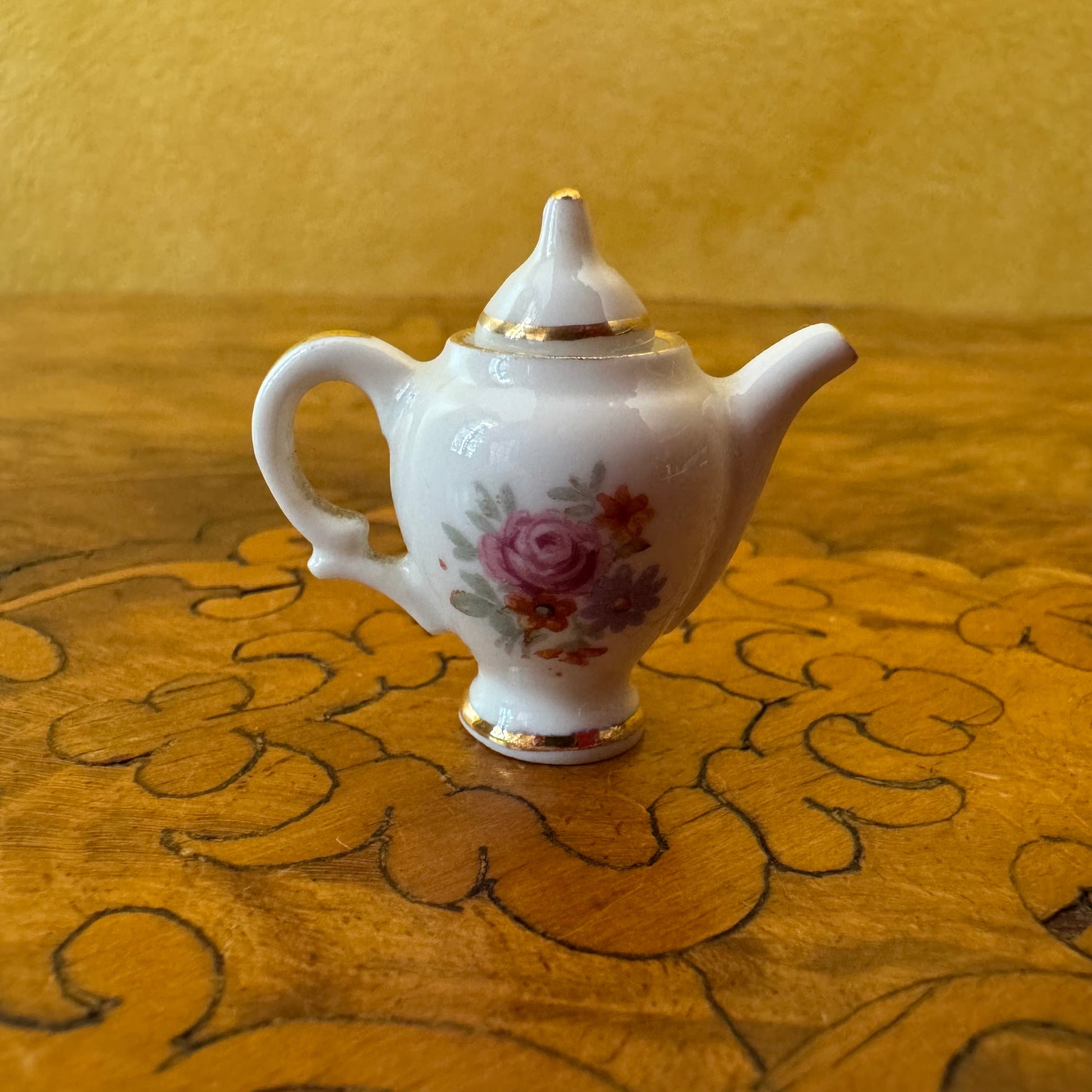 French Limoges Miniature Doll House Tea Pot