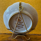 French Limoges Rehausse Miniature Plate With Stand