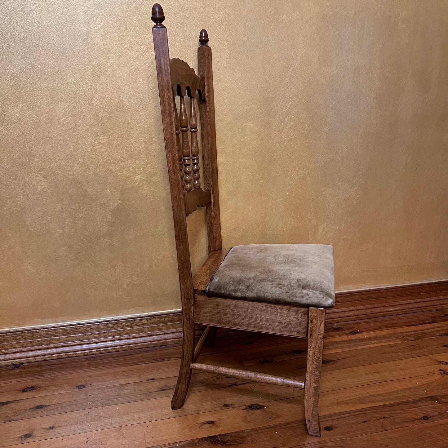 French Oak Children's Seat Lift Chair