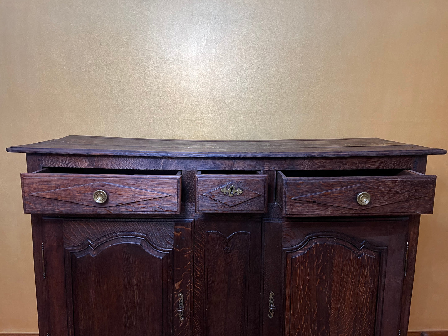 French Oak Rustic Sideboard