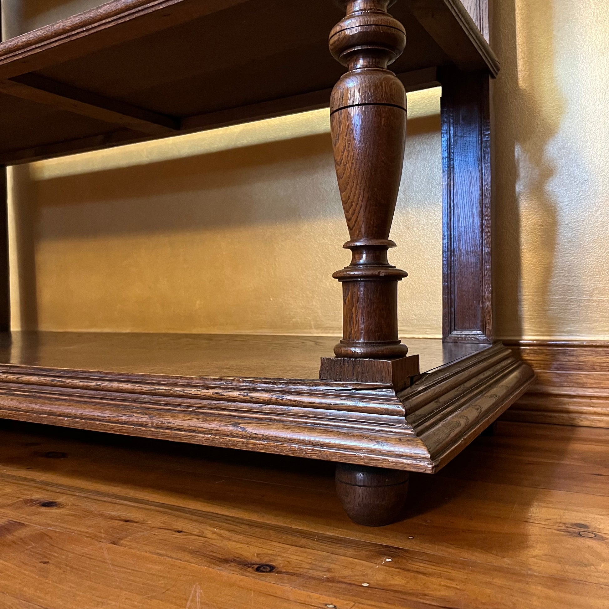 French Oak Table With Lift Top Marble Table 