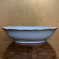 Vintage Fruit Print Hand Painted Bowl