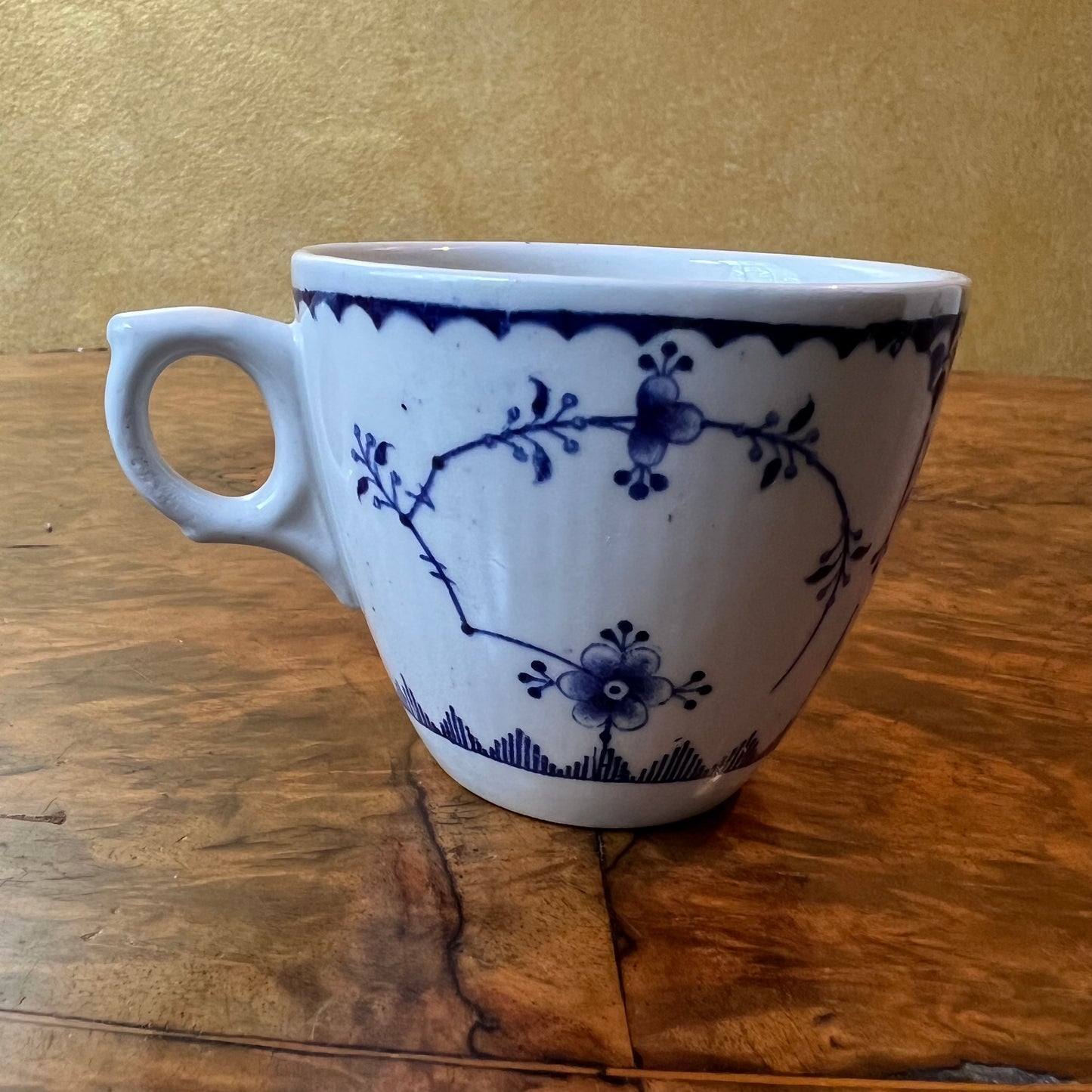 Furnivals Blue & White Tea Cup