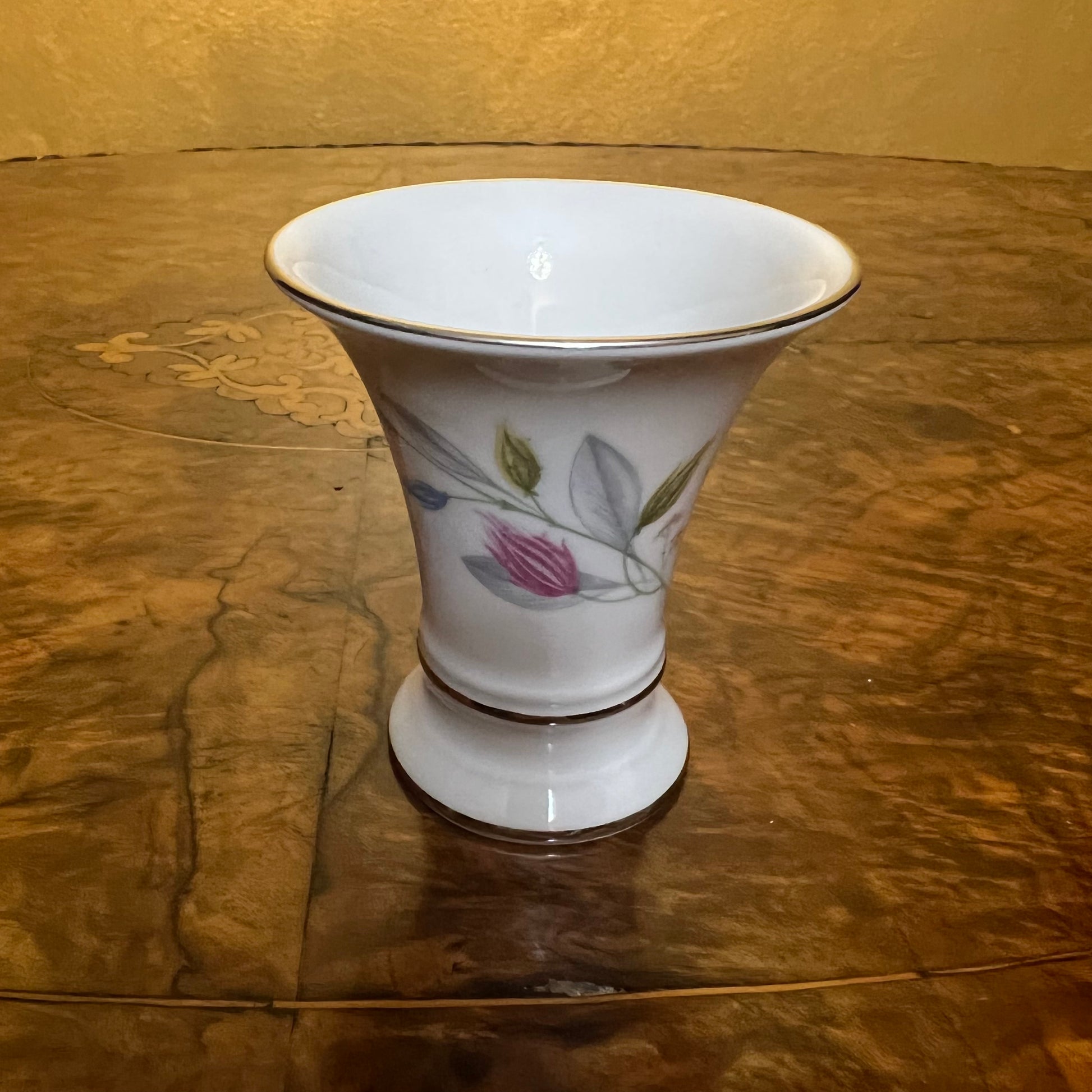 Furstenberg Floral Print Small Bud Vase
