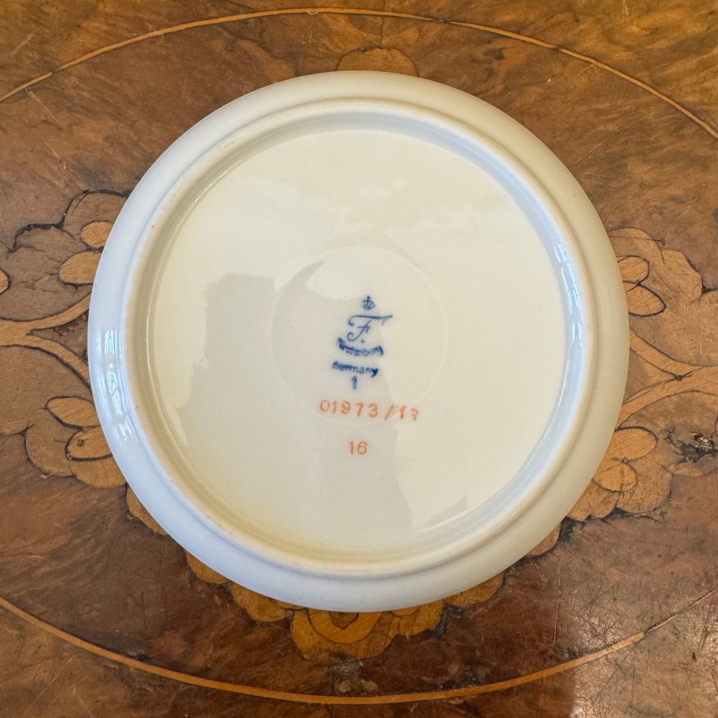 Furstenberg Fruits Print Dish 