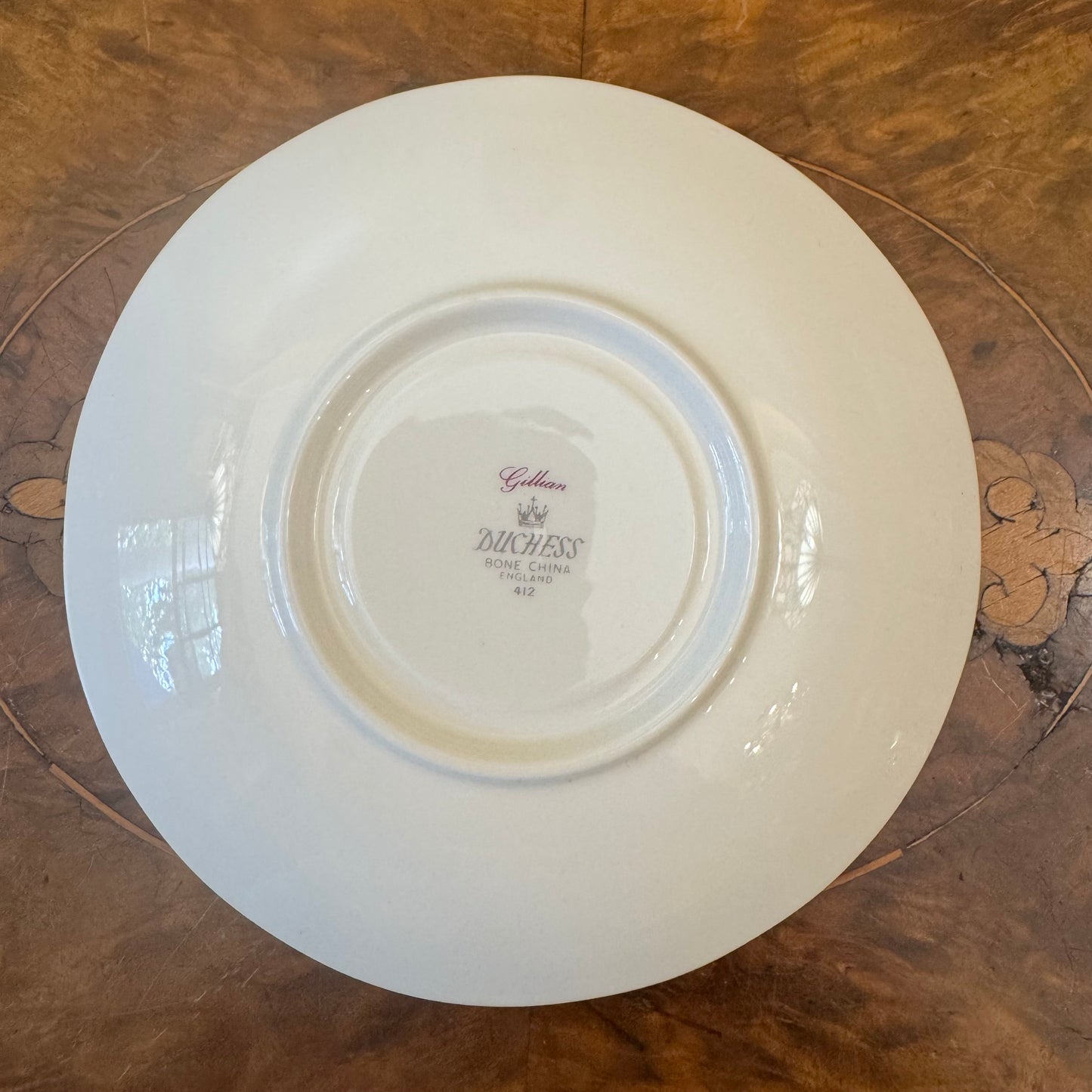 Gillian Duchess 25th Silver Anniversary Saucer Plate