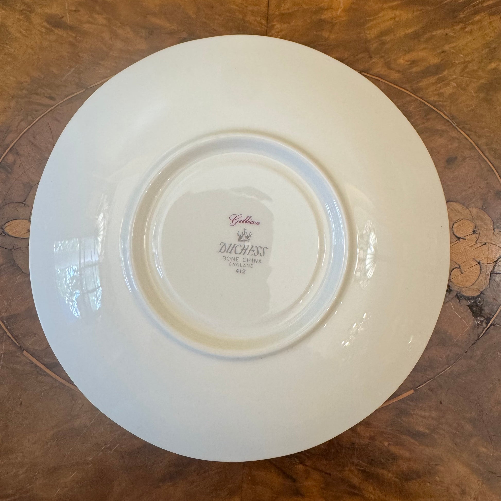 Gillian Duchess 25th Silver Anniversary Saucer Plate