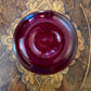 Glass Ashtray Ruby