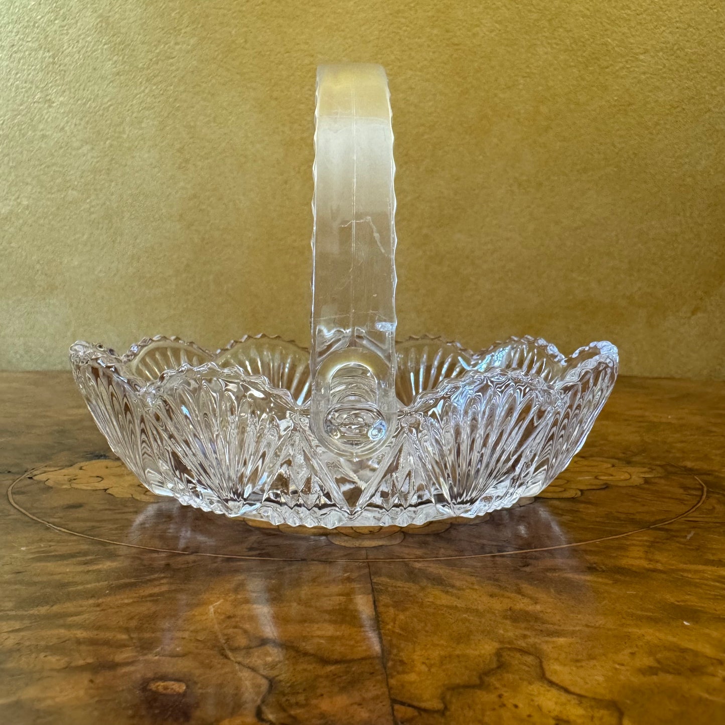 Glass Bell Trinket Basket 