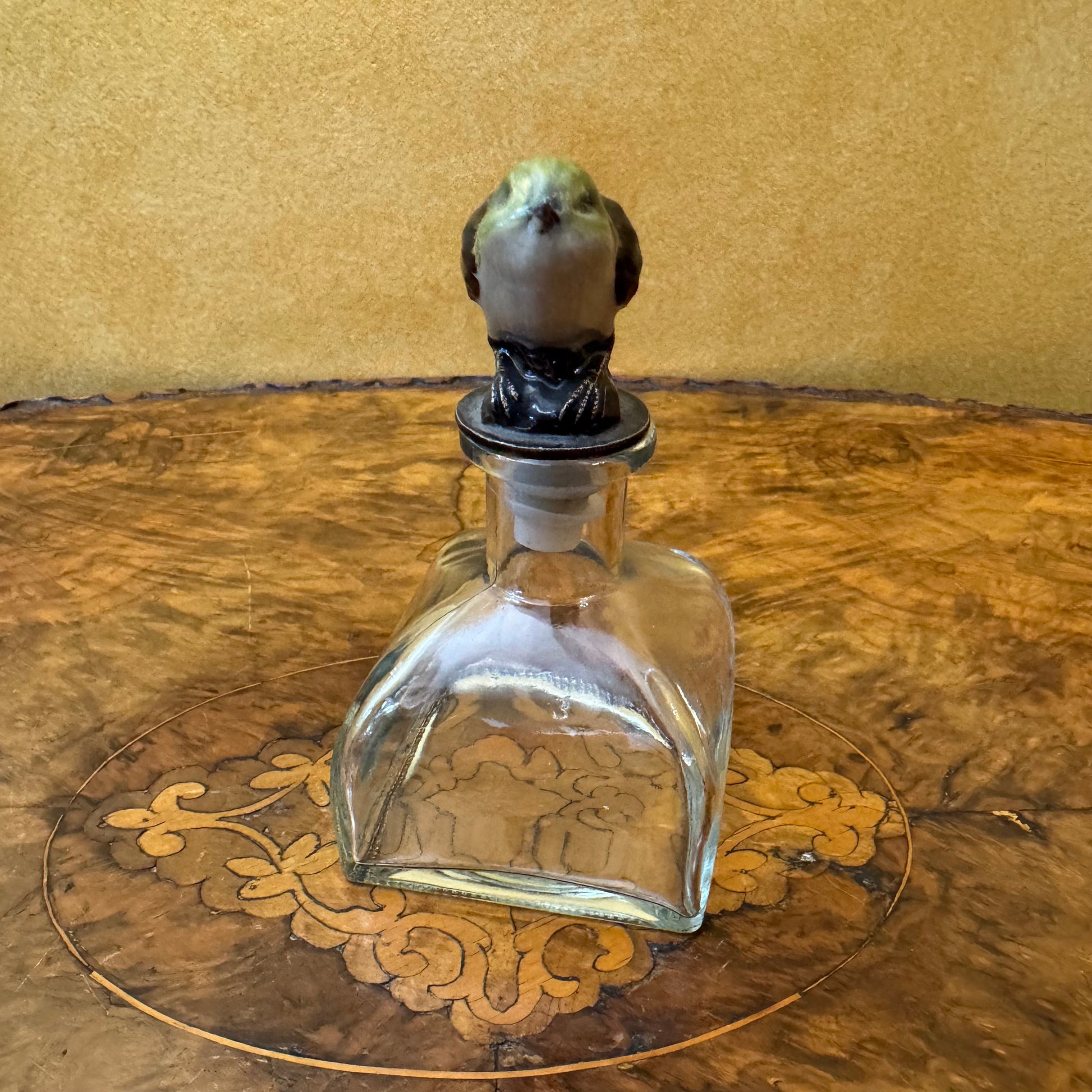 Glass Bottle Enamel Bird Stopper