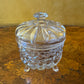 Vintage Glass Bowl With Lid