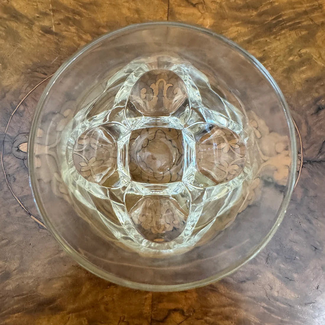 Vintage Glass Heavy Bottom Brandy Glass