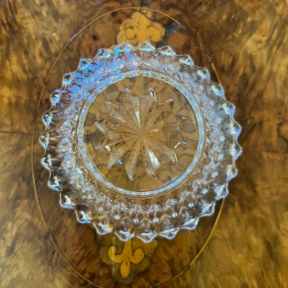 Vintage Glass Candy Dish