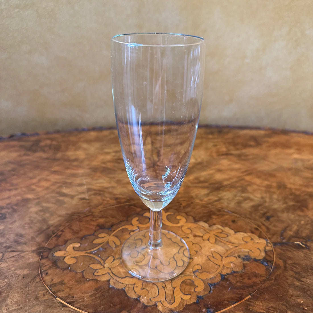 Vintage Glass Champaign Flute