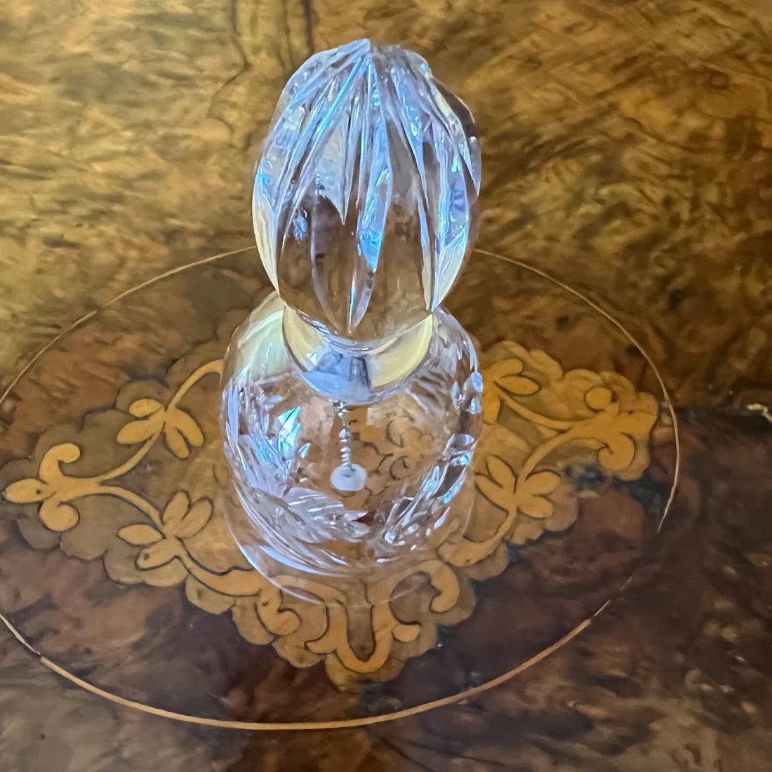 Vintage Glass Cut Bell