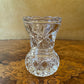 Glass Cut Bud Vases 