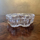 Glass Cut Butterfly Trinket Box 