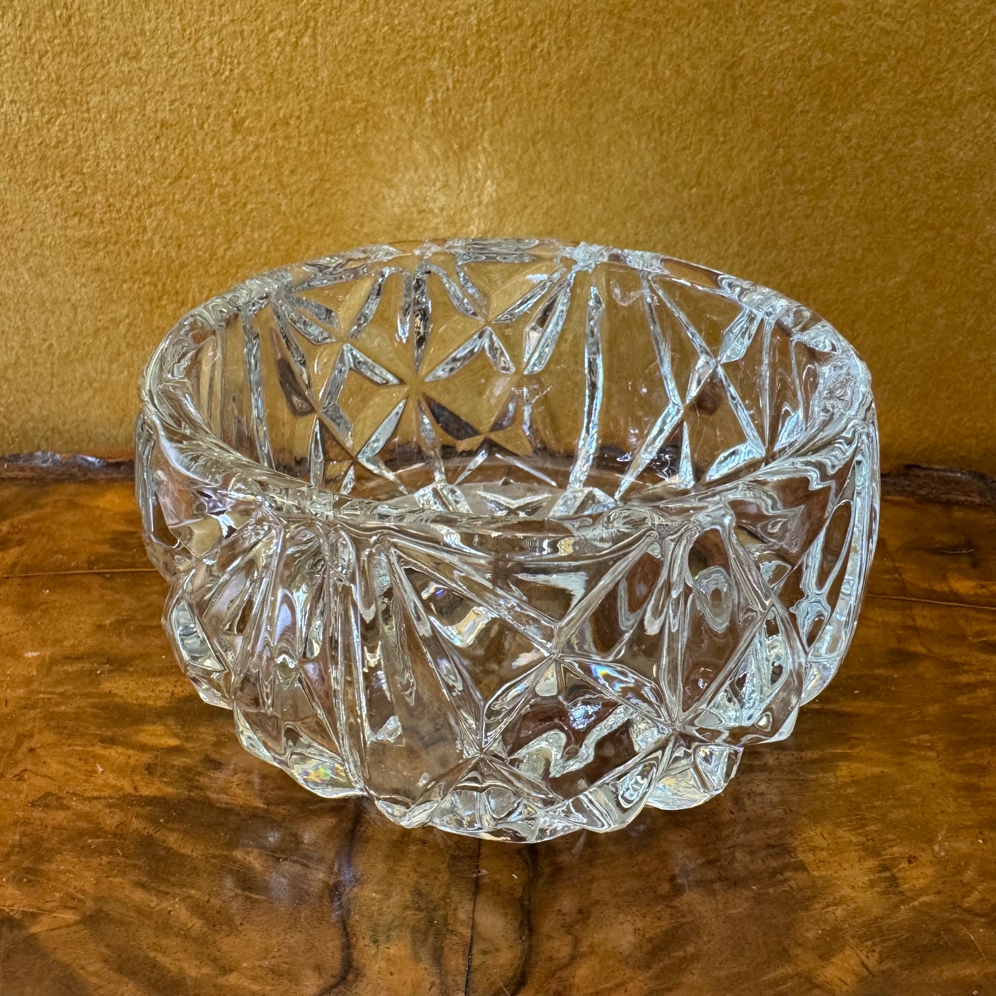 Glass Cut Small Bowl 
