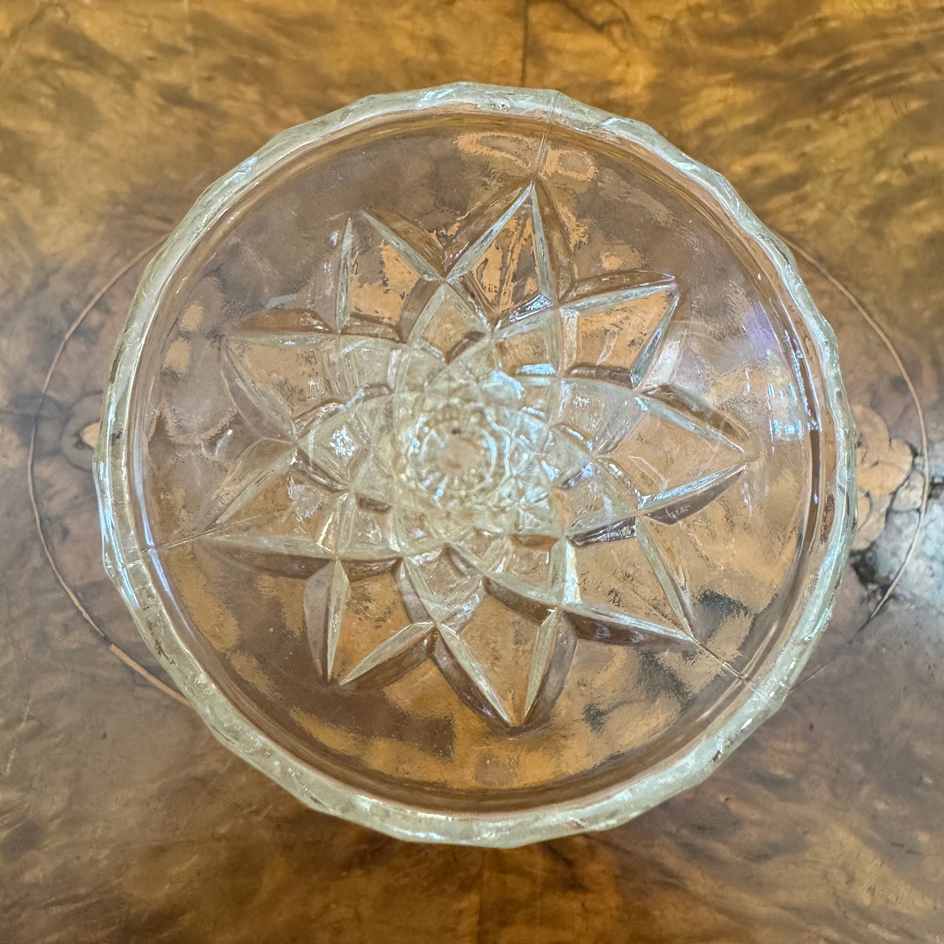Glass Cut Vase 