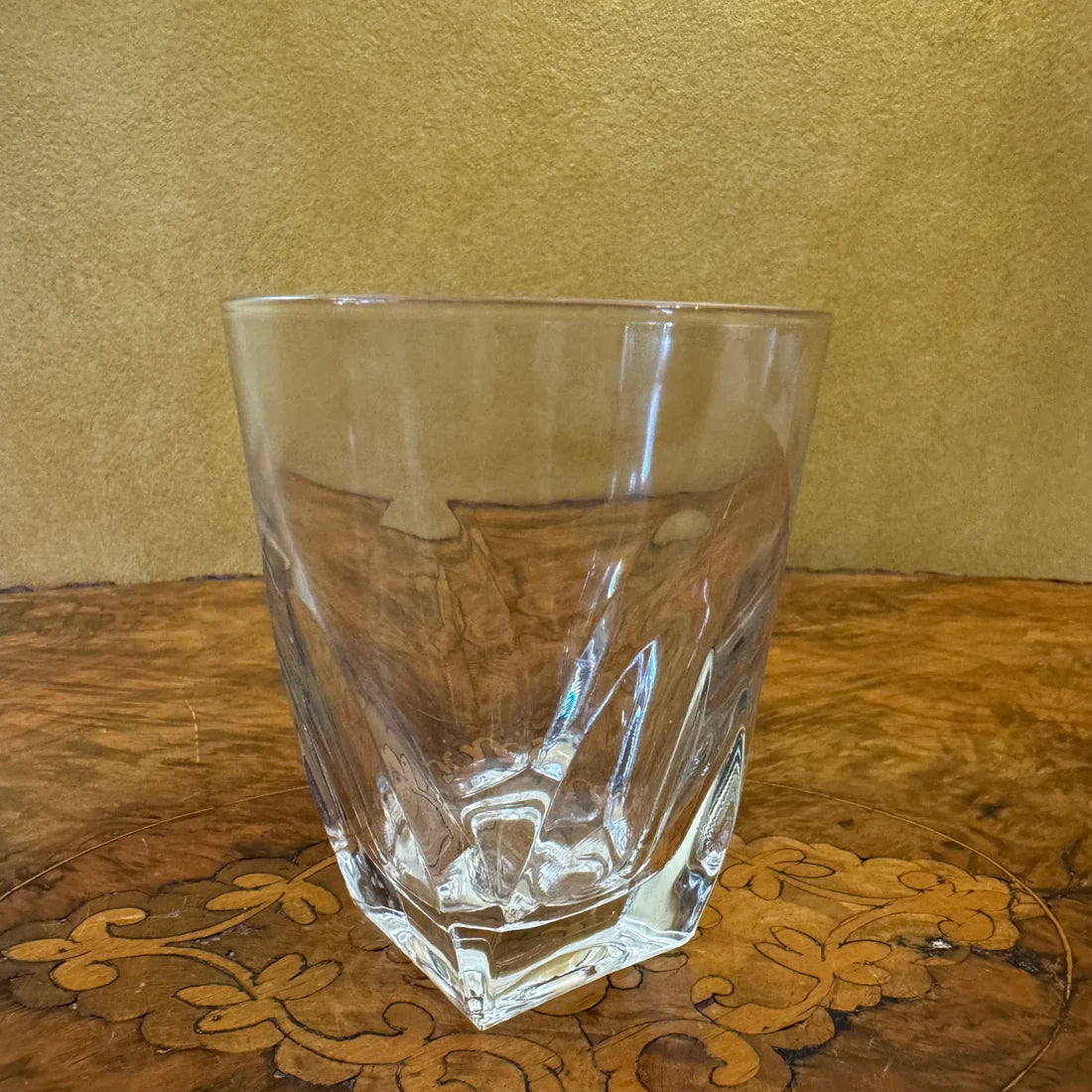 Vintage Glass Heavy Bottom Brandy Glass