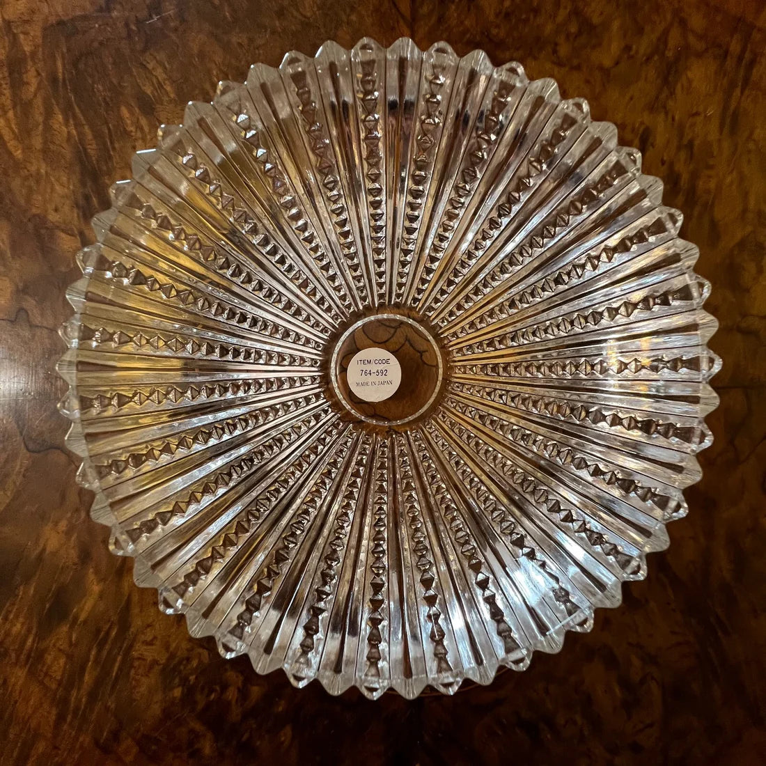 Vintage Glass Japanese Dish