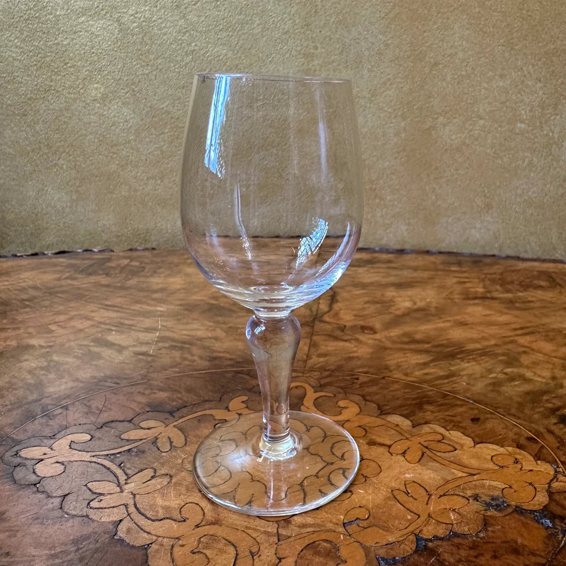 Vintage Glass Port Glasses Pair