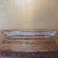 Vintage Glass Rectangle Platters Pair