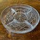 Vintage Metal & Glass Serving Platter
