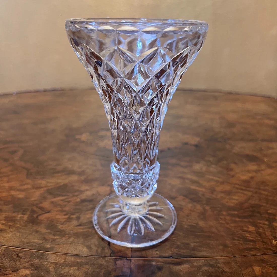 Vintage Glass Small Vase Pair