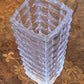 Glass Square Design Small Vase
