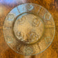 Large Glass Square & Swirls Dish Platter