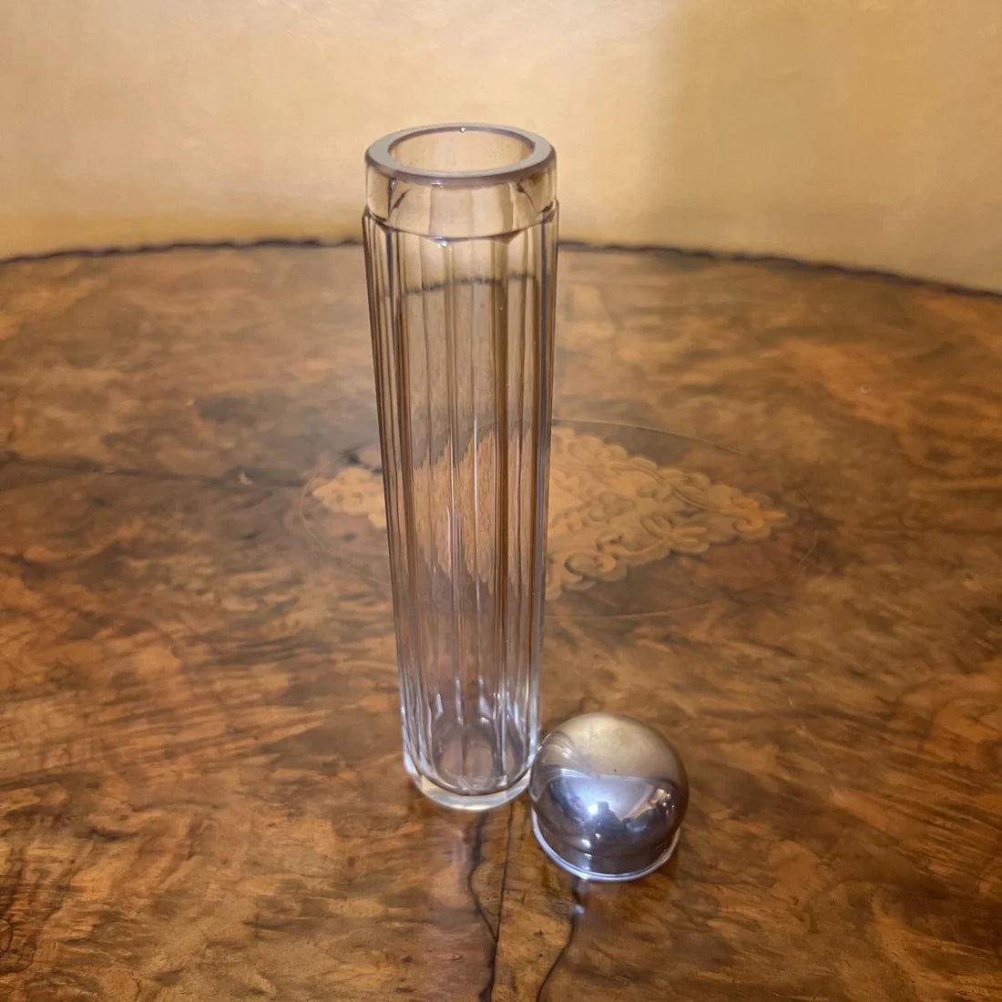 Vintage Glass Vanity Jar